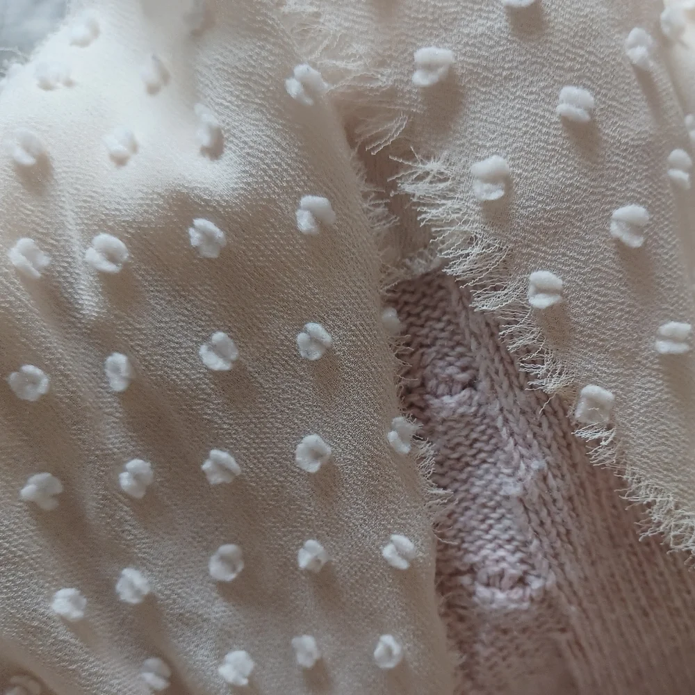 Anthropologie Pale Pink Knit Tie-Front Cardigan - Picture 11 of 13